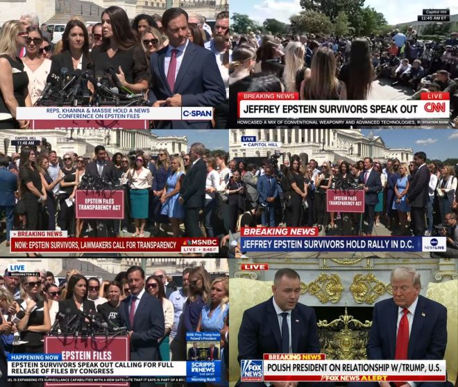 Shocking Snub: Fox News Ignores Epstein Victims' Conference — Epstein victims press conference coverage, major news networks Epstein 2025, Fox News Epstein controversy