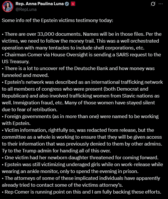 Shocking Testimony: Epstein Linked to Foreign Governments? — international trafficking networks, Epstein victims testimony, Congress testimony revelations