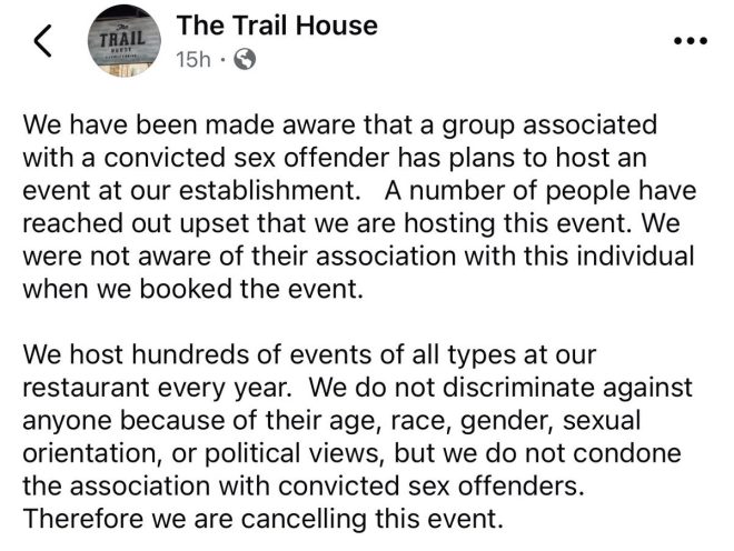 Shocking Twist: Popular NC Restaurant Cancels Event After Child Offender Sponsorship Exposed! What Happens Next?