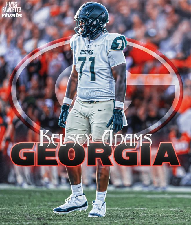 Shockwave: Kelsey Adams Picks Georgia Over Titans! —  Four-Star Offensive Tackle Commitment, Georgia Bulldogs Recruiting News, Top 2025 High School Recruits