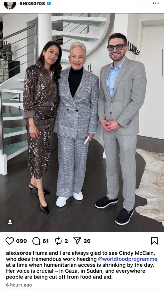 Soros, Abedin, and McCain: A Shocking Political Alliance? —  George Soros family dynamics, Huma Abedin political connections, Cindy McCain UN World Food Programme