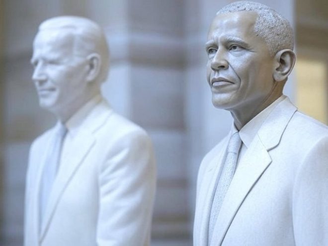 Statues of Biden and Obama in White House? Outrage Ensues! — Joe Biden statue proposal, Barack Obama legacy recognition, White House tribute 2025