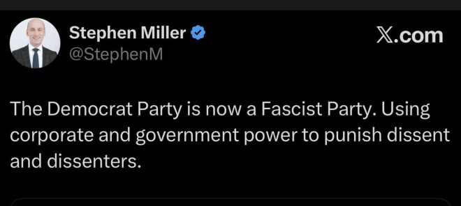Stephen Miller's Hypocrisy: Accusations of Fascism Unraveled —  political rhetoric analysis, public discourse hypocrisy, partisan name-calling strategies