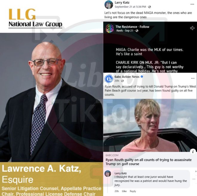 Supreme Court Lawyer Calls Charlie Kirk a "Dead MAGA Monster!" —  Lawrence Katz Supreme Court commentary, dangerous conservatives critique, Charlie Kirk MAGA analysis