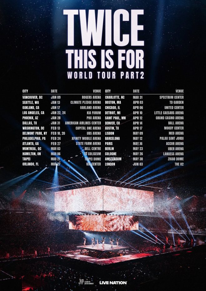 TWICE Shocks Fans: Unexpected Show Added to World Tour! —  TWICE concert dates, K-pop world tour news, TWICE fan events