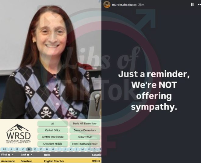 Teacher's Shocking IG Post After Charlie Kirk Shooting! —  AnneMarie Donahue controversy, Wachusett High School teacher response, Charlie Kirk shooting incident