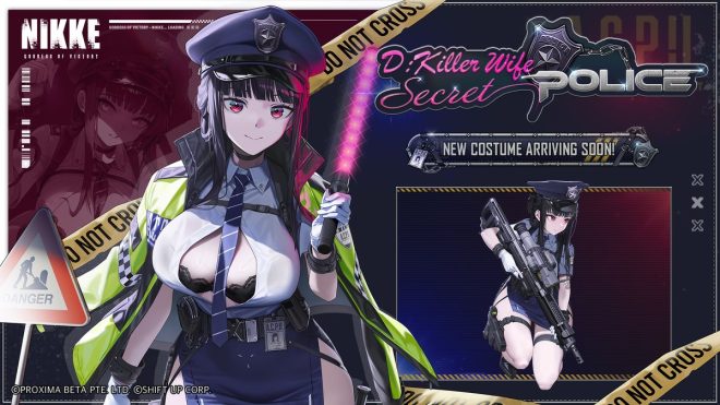 "The Killer Wife's New Costume: Secret Police, Coming Soon! Will it Spark Controversy?" —  Killer wife costume ideas, Halloween outfit inspiration, Secret police costume release