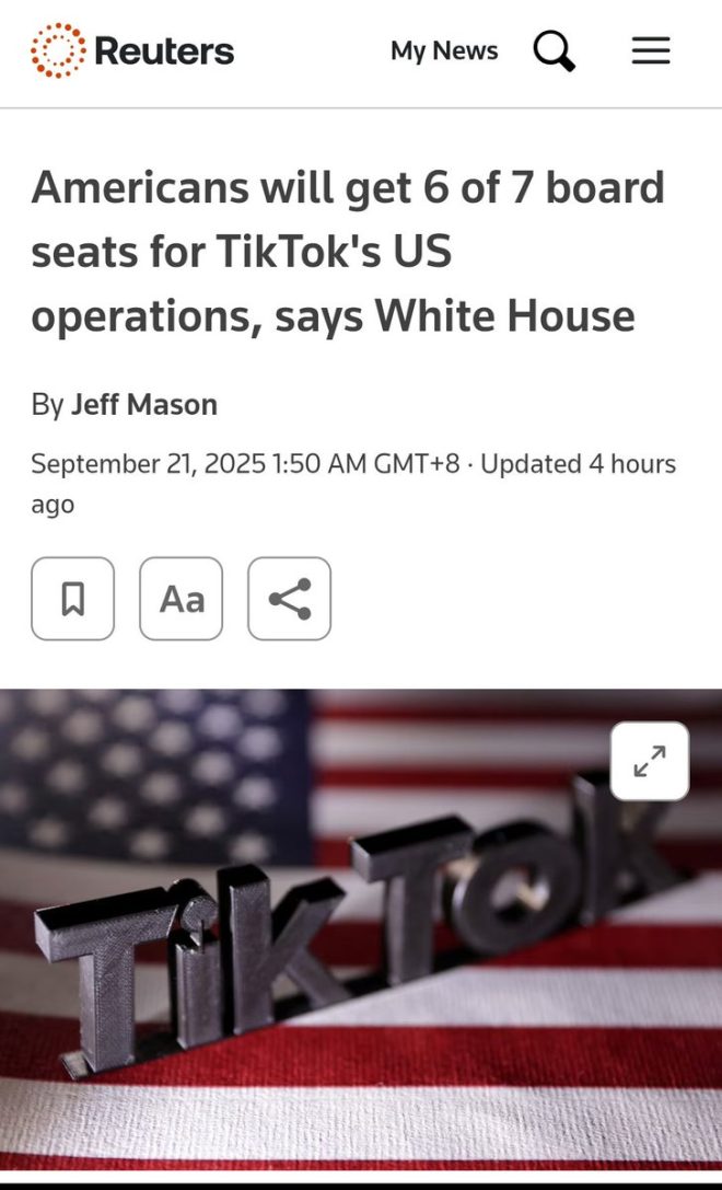 TikTok新架構：美人掌控，隱私安全？ —  白宮新聞秘書, TikTok 監管政策, 美國數據安全法案