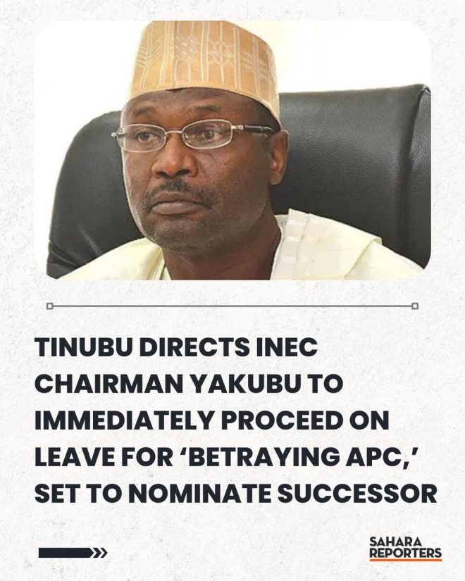 Tinubu's Bold Move: INEC Chairman Faces Immediate Ouster! —  Tinubu INEC Chairman news, APC leadership crisis 2025, Nigeria political developments