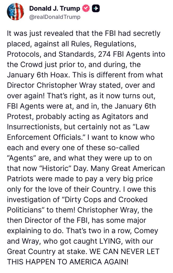 Trump Demands FBI Names: J6 Truth Bombshell Unleashed! —  FBI operatives January 6, Trump calls for justice, insurrection accountability 2025