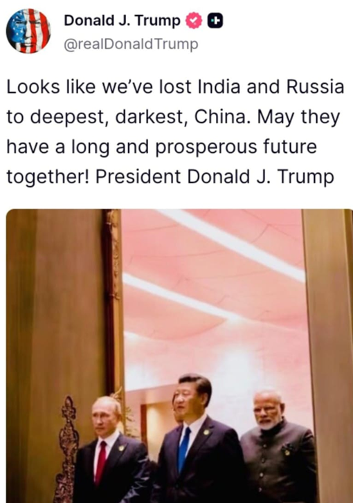 Trump's Alarming Claim: India & Russia Fall to China? —  Trump SCO Summit analysis, geopolitical shift China India Russia, Trump statement on international relations