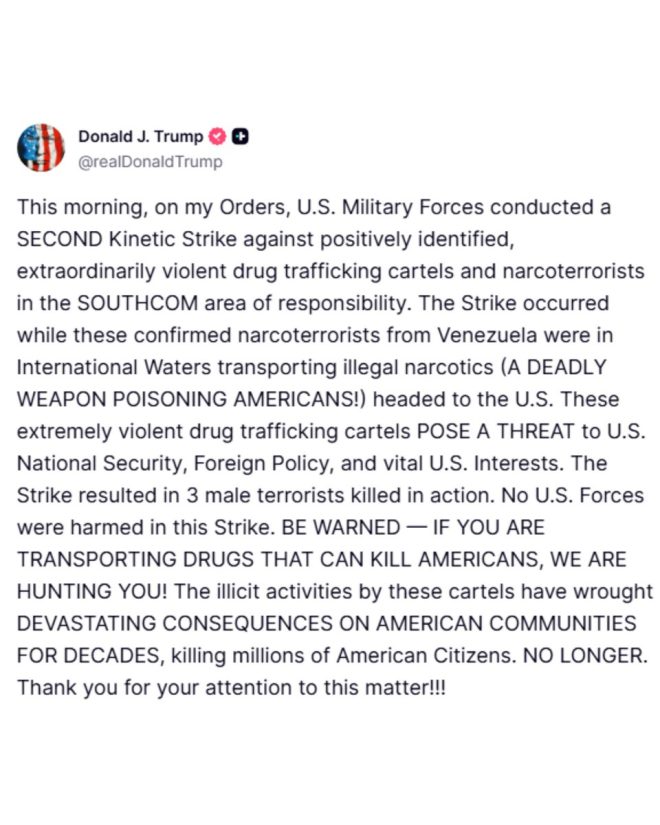 Trump's Controversial Strike: Terrorists Killed at Sea! —  Military Action Against Terrorism, Venezuela Crisis Update, International Waters Security Threat