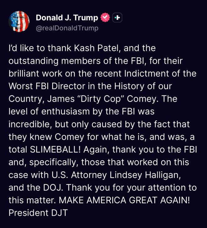 Trump's FBI Praise Sparks Debate: Truth or Political Play? —  Thank you President Trump, FBI courage and integrity, leadership in pursuit of truth 2025