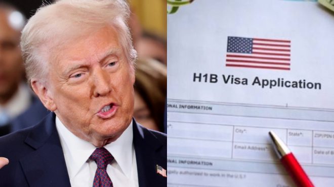 Trump's Shocking $100K H-1B Fee: Job Crisis or Justice? —  H-1B visa fee increase 2025, Trump immigration policy changes, foreign labor impact on US jobs