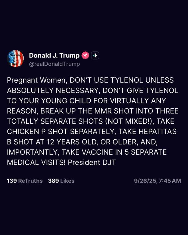 Trump's Shocking Stance: Tylenol and Vaccines Under Fire! —  Tylenol warning for children, Trump vaccine controversy, pediatric health concerns 2025