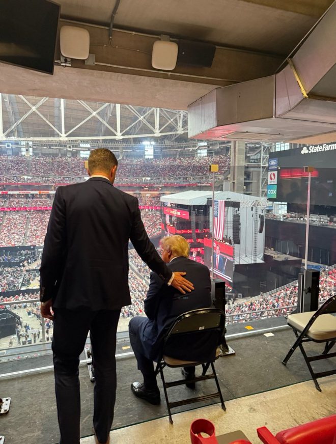 Trump's Surprise Appearance at Kirk's Memorial Shocks All! — Trump State Farm Arena event, Charlie Kirk memorial service, 2025 political gatherings