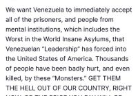 Trump's Ultimatum: Venezuela Must Take Back Its Criminals! —  Trump Venezuela ultimatum, Maduro response threat 2025, US deportation crisis