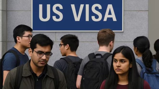 US Shuts Door: Indians Can't Bypass Visa Wait Times —  US visa restrictions 2025, Indian students visa news, work visa applications for Indians