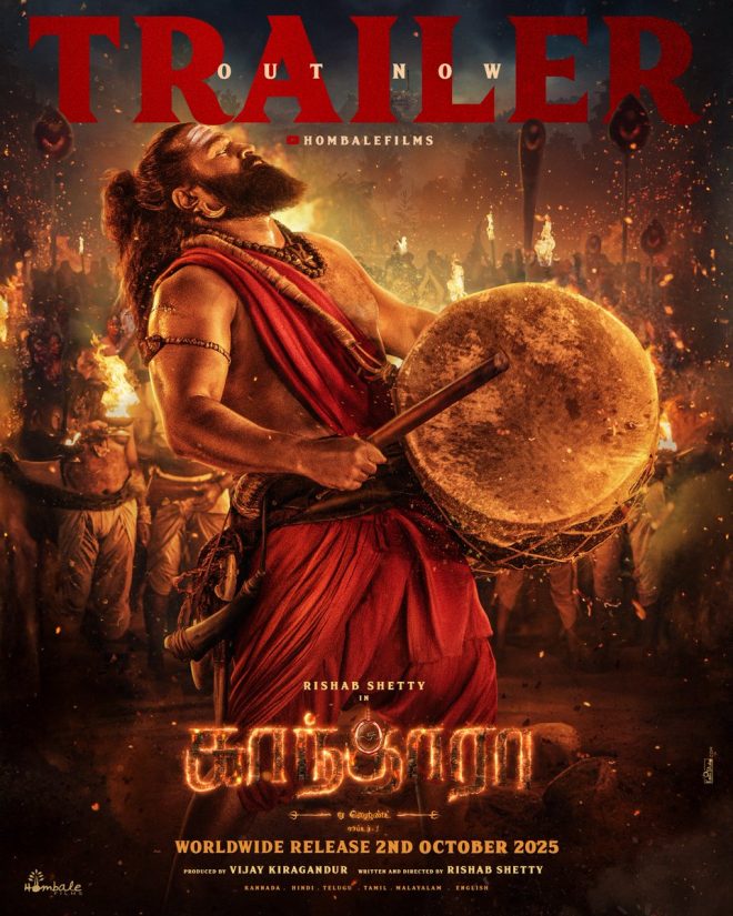 "Unveiling Tamil Trailer of #KantaraChapter1: A Folklore-Fueled Spectacle Ignited with Fire & Fury - Controversy Ensues!" — Folklore fantasy film, Tamil cinema, Epic tale unveiling
Rooted spectacle, Fire and fury, Mythical adventure
Cinematic folklore, Tamil trailer release, Mythic storytelling