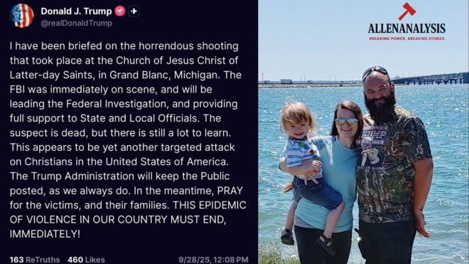 Was a right-wing domestic terrorism. —  Michigan church shooting update, White Iraq War veteran gunman, Anti-Christian leftist implication debunked