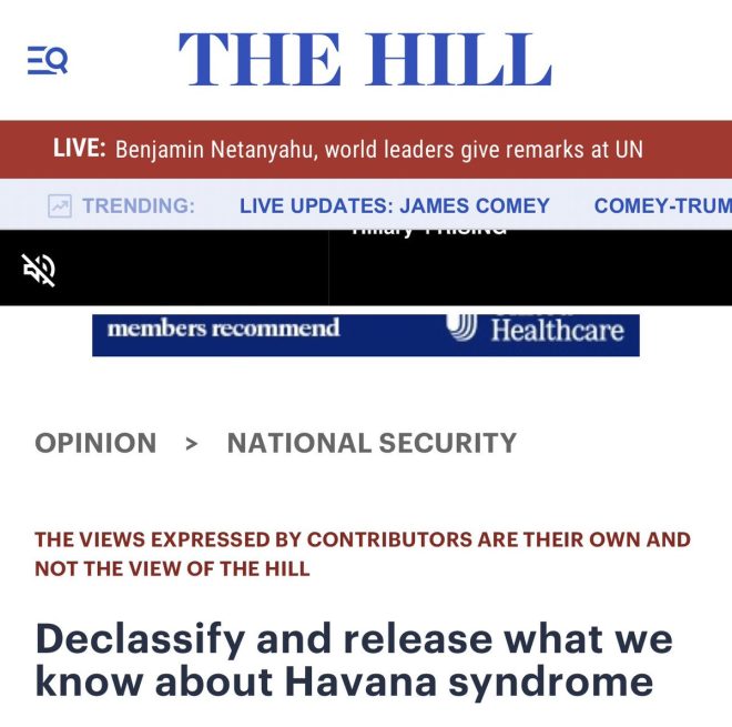 "Whistleblower Exposes Government Corruption in Havana Syndrome Scandal: Retaliation Ensues" —  government corruption, whistleblower retaliation, abuse of power