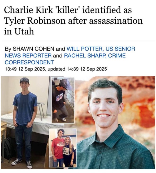 White Christian Gunman Sparks Outrage: Who is Tyler Robinson? —  White Conservative Identity, Christian Right Activism, Republican Gun Ownership