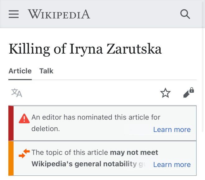 Wikipedia under fire for removing entry on Iryna Zarutska, slain Ukrainian woman in Charlotte - Controversy erupts! — Wikipedia censorship, Iryna Zarutska controversy, Charlotte murder case