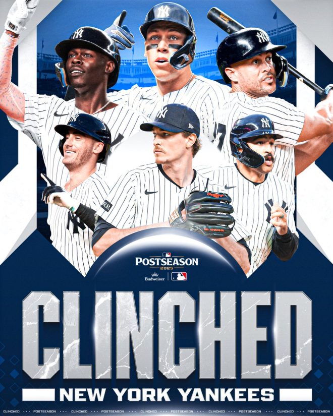 "Yankees Make Playoffs, But Controversy Surrounds Their Path to Postseason" —  New York Yankees playoff berth, Bronx Bombers postseason clinch, Yankees advance to playoffs