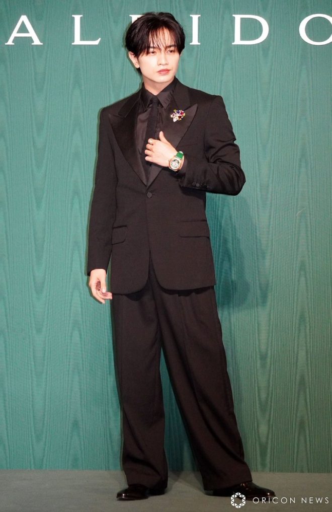 "中島健人's "Kenty Phenomenon" Explodes! The Ring That Captivates Again... Jewelry & Black Suit Fashion Mastery at Bulgari Kaleidos Opening Day Photo Call! #中島健人 #ケンティー" —  中島健人, Kenty style, 色彩・文化・技巧