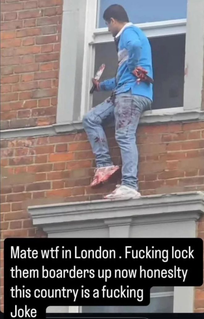 伦敦持刀袭击：市民勇敢制伏嫌疑人 —  伦敦持刀袭击, 英国治安事件, 基尔伯恩市民英雄行为