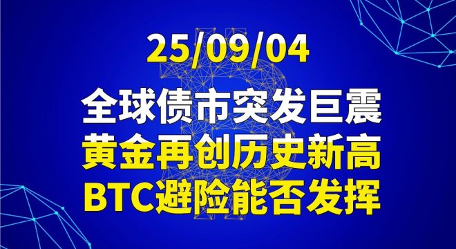 债市巨震与黄金新高，比特币成避险首选？ —  比特币避险策略, 全球债务危机分析, 黄金价格预测2025