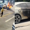 外卖小哥电瓶车自燃，白车命运如何？ —  外卖配送安全, 电瓶车自燃事件, 外卖行业事故分析