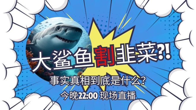 大鲨鱼真相揭晓：割韭菜内幕大揭秘！ —  加密货币投资风险, 大鲨鱼内幕揭秘, 虚拟货币市场动态