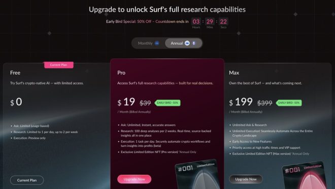失眠时代的救星：Surf Copilot助你安眠 —  失眠加密分析, 睡前投资建议, 信息整理工具