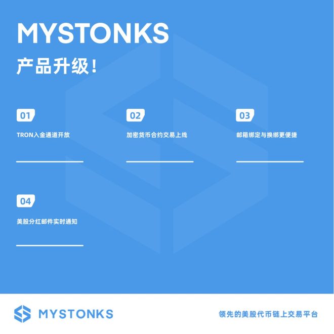 揭秘MyStonks新功能！你绝对想知道的！ —  加密交易平台新功能, TRON资产管理服务, 美股投资策略分享