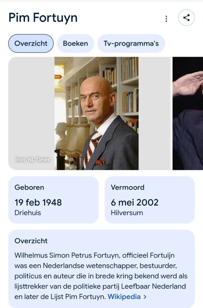 政客被刺杀背后的媒体双标与悲剧 —  政客刺杀事件, 荷兰政治历史, Pim Fortuyn媒体争议