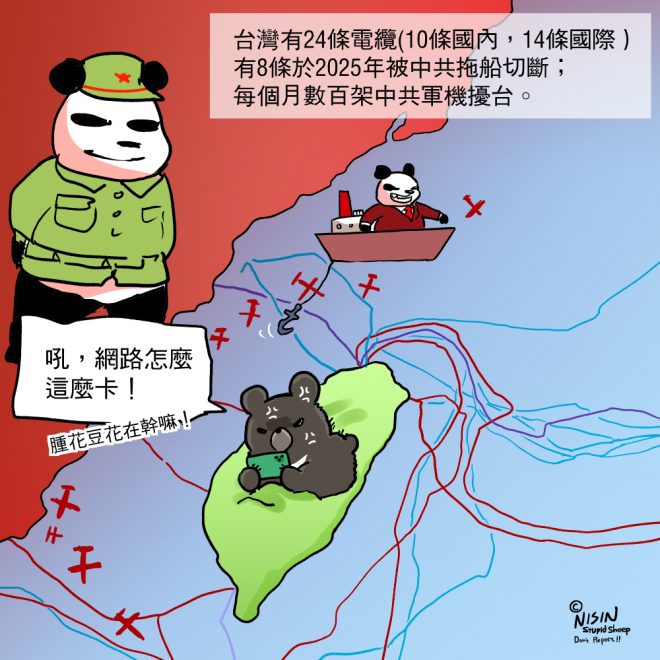 海底的秘密：誰在操控台灣的網路？ —  動物國家安全, 台灣海洋法律, 中國海纜破壞