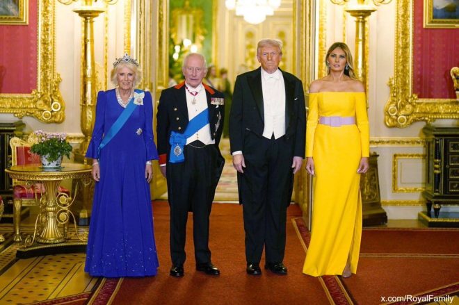 王后与第一夫人：乌克兰色彩的象征之夜 —  乌克兰国旗礼服, 英美联合抵抗, 2025年国际和平倡议