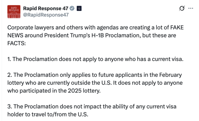白宫澄清H-1B政策：真相竟是这样？ —  白宫H-1B政策解读, H-1B签证新政分析, 特朗普移民政策变化