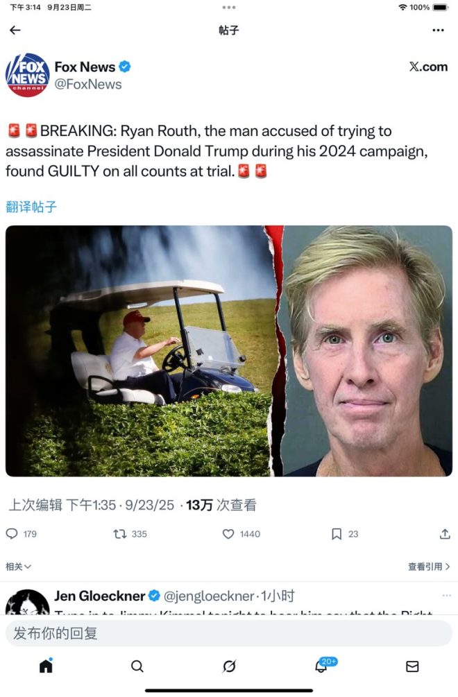 突发！瑞安·罗斯暗杀未遂，法庭惊魂时刻 —  突发事件, 法庭审判, 政治阴谋