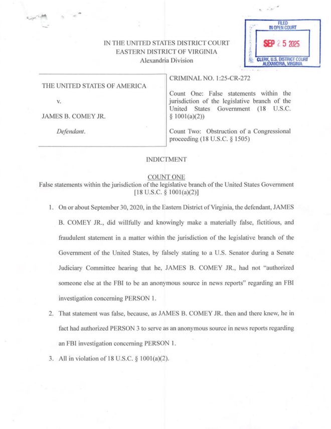 詹姆斯·科米被起诉：真相背后的秘密！ —  詹姆斯·科米起诉, 美国FBI丑闻, 虚假陈述法律问题