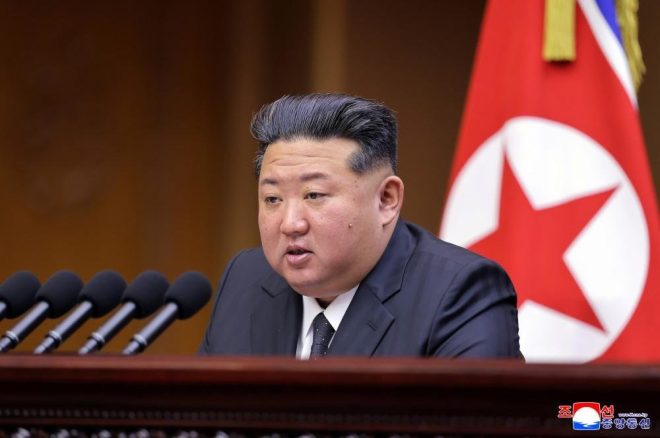 金正恩重申：朝鲜与韩国绝不合并 —  朝鲜劳动党会议, 金正恩讲话内容, 朝鲜韩国关系法律