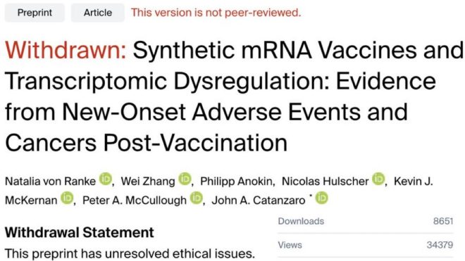 震惊！mRNA注射真的会破坏基因？ —  突发新闻 mRNA基因破坏, 生物制药伦理问题, 预印本审查争议