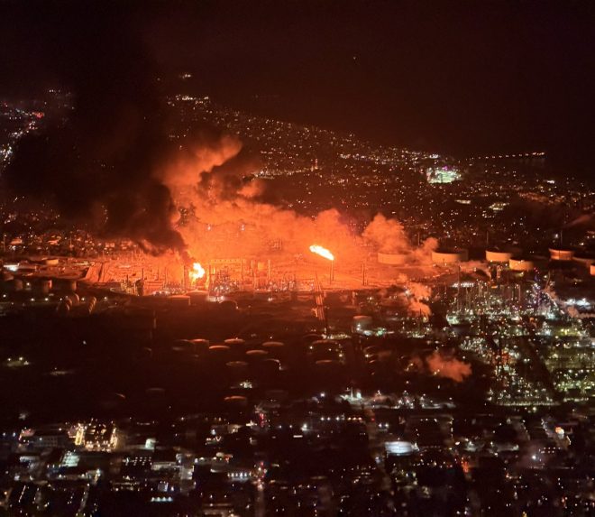BREAKING: Catastrophic Chevron Refinery Blast Shakes SoCal! —  explosion news El Segundo, Chevron refinery fire updates, Manhattan Beach emergency response