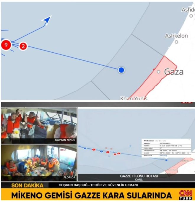 BREAKING: Missing Mikenos Boat Surfaces Near Gaza Shores! —  Global maritime news, Gaza flotilla updates, missing vessel recovery 2025
