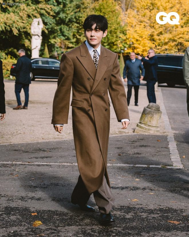BTS V Stuns at Celine: Fashion Icon or Just a Trend? —  Celine Paris Fashion Week 2025, BTS V fashion statement, Spring Summer 2026 runway trends