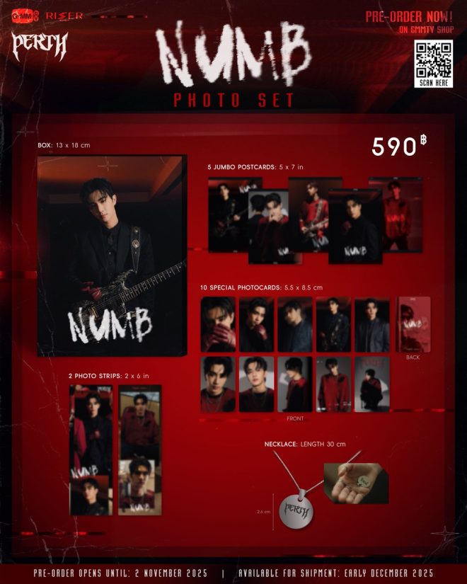 "Controversial Perth Tanapon Photo Set: Limited Pre-Order!" —  Pre-order Exclusive Merchandise, Limited Edition Photo Collection, GMMTV Merchandise Release