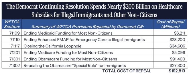 Democrats' $1.5 Trillion Demands: A Cover for Illegals? —  government funding controversies, taxpayer health care benefits, immigration policy debates