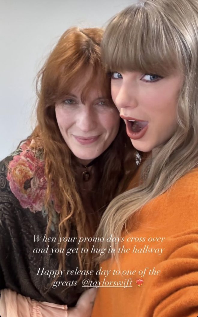 Florence Welch & Taylor Swift: A Surprise Instagram Hug! —  Florence Welch Instagram, Taylor Swift new release 2025, celebrity friendship moments