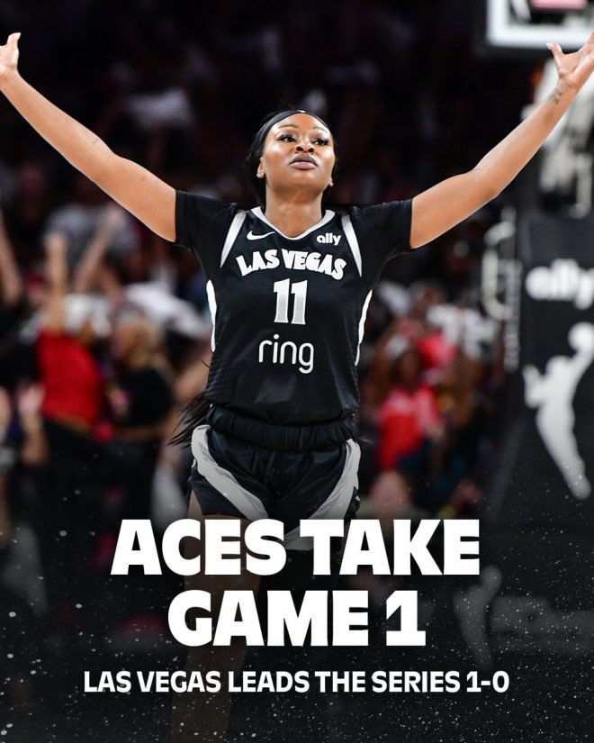 Las Vegas Aces Shock with Game 1 Victory: Evans' Impact! —  Las Vegas Aces Game 1 victory, WNBA Finals highlights 2025, Dana Evans performance recap